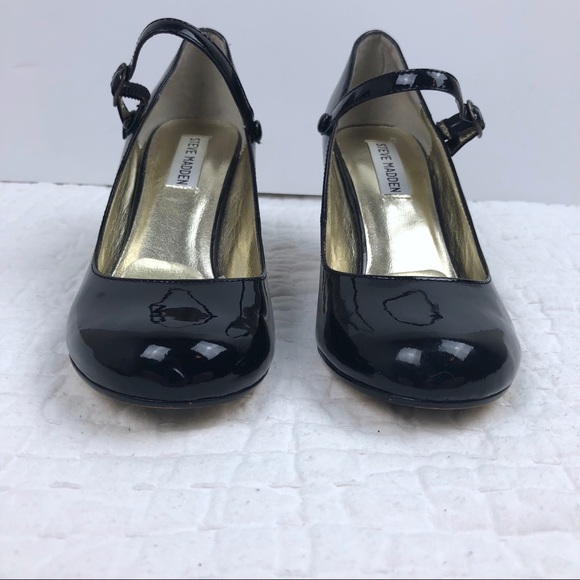Steve Madden Round Toe Patent Heels - Picture 2 of 8